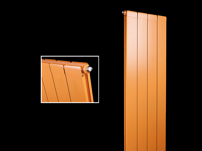 铜铝复合散热器120X60