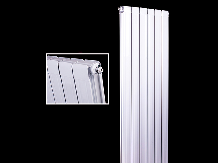 铜铝复合散热器85X75